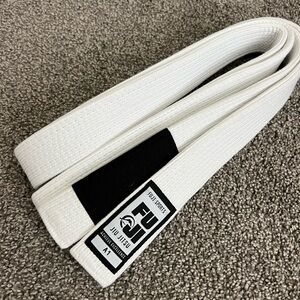Fuji Sports White Jiu Jitsu Belt size A1